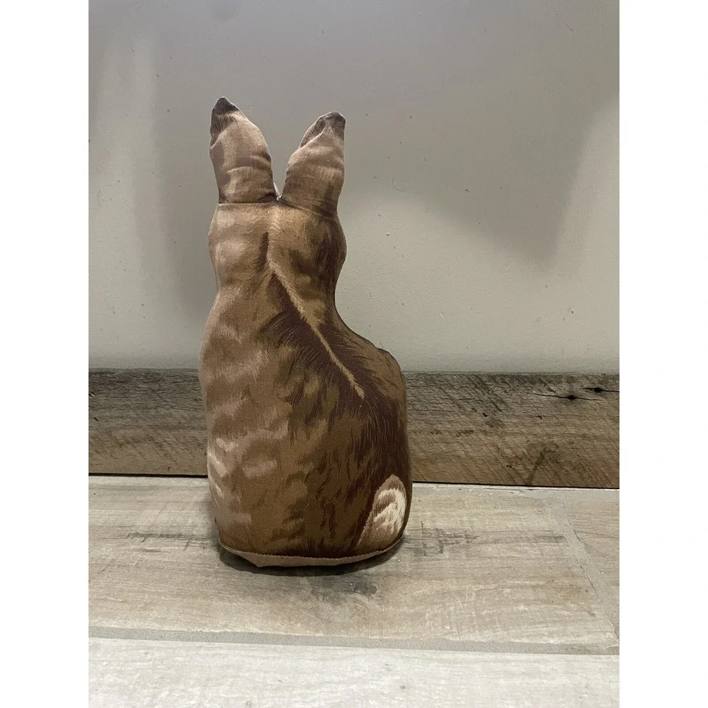 Vintage Brown Rabbit Decorative Pillow Stuffed Animal 15